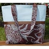 Mommy Tote - Blue Crysanthemum