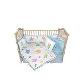 Hand Quilted 5 Piece Crib Bedding Set
