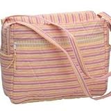 Mia Diaper Bag - Pink Stripes