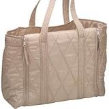 Faux Silk Nina Diaper Bag - Natural