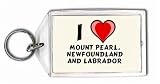 I Love Mount Pearl, Newfoundland and Labrador Keychain