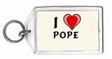 I Love Pope Keychain