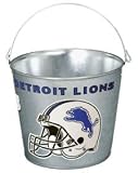Detroit Lions Metal 5 Quart Pail. Brand New Quality Product