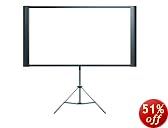 Epson Duet  80-Inch Dual Aspect Ratio Projection Screen, Portable 4:3 and 16:9 Aspect Ratio Screen (ELPSC80)