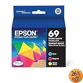 Epson 69 Series DURABrite Ultra Color Ink Cartridges - Multipack (T069520)