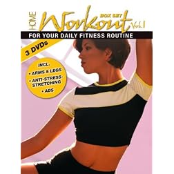 Home Workout Vol. 1 for your daily fitness routine(3 DVD's) Box Set