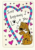 Edible Card For Dogs - I Love You