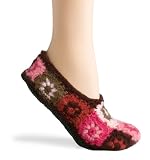 HUE Womens Patchwork Crochet Shue
