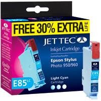 Telekommunikation: Jet Tec Patrone E85LC Extra Life Tinte Hellcyan Stylus Photo 950
