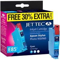 Telekommunikation: Jet Tec Patrone E85C Extra Life Tinte cyan Stylus Photo 950