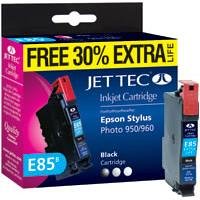 Telekommunikation: Jet Tec Patrone E85B Extra Life Tinte schwarz Stylus Photo 950