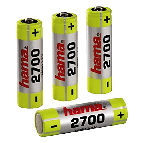 Heimkinosysteme: Hama NiMH-Akkus 4x AA (Mignon - HR 6) 2700 mAh