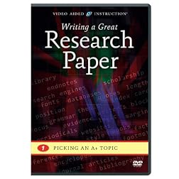 Writing a Great Research Paper: Picking an A+ Topic