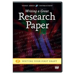 Writing a Great Research Paper: Writing Your First Draft