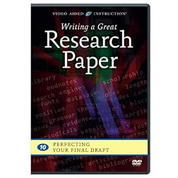 Writing a Great Research Paper: Perfecting Your Final Draft