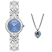 Caravelle by Bulova Women's Watch and Necklace Gift Set # 43L56