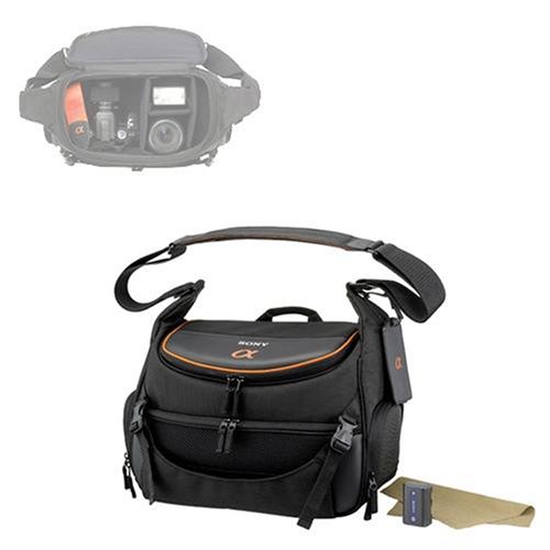 Festplatten: Sony ACC AMFM Zubeh�rkit (Fototasche, Akku, Reinigungstuch) f�r DSLR-A100