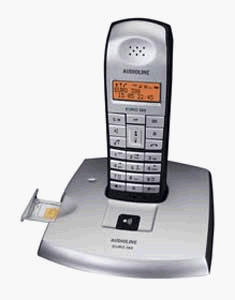 Elektronik Und Foto: AUDIOLINE EURO 380 DECT-Freisprechtelefon mit Clip-Funktion, SIM-Kartenleser in Basisstation und digitalem Anrufbeantworter