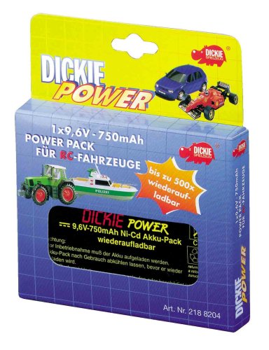 Digitalkameras: Dickie 2188204 - Power Pack 9,6V, 750mAh