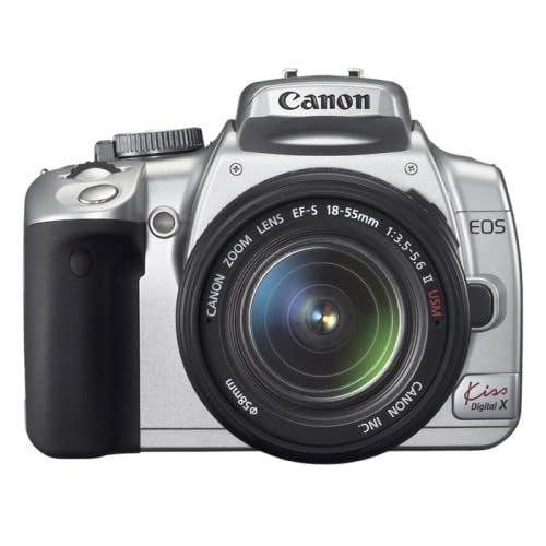 Canon デジタル一眼レフカメラ EOS Kiss デジタル X レンズキット シルバー