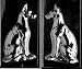 Dog GREAT DANE Large Chocolate Candy or Soap 2 Mold Set