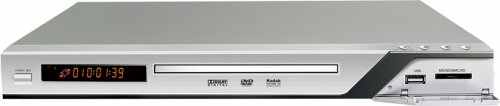 MP3 Player: Muvid DVD 202 DVD-Player (DivX-zertifiziert) silber