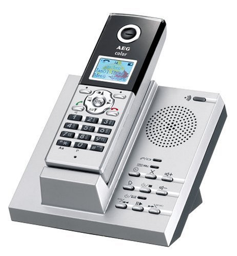 Elektronik Und Foto: AEG Ventrino 505 Colour schnurloses Telefon mit Anrufbeantworter