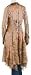 Cavalli Women's Full Length Silk Coat, Peach