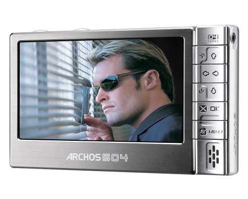 Elektronik und Foto: Archos 504 Tragbarer MP3-/Video-Player 80 GB 4,3" Display silber