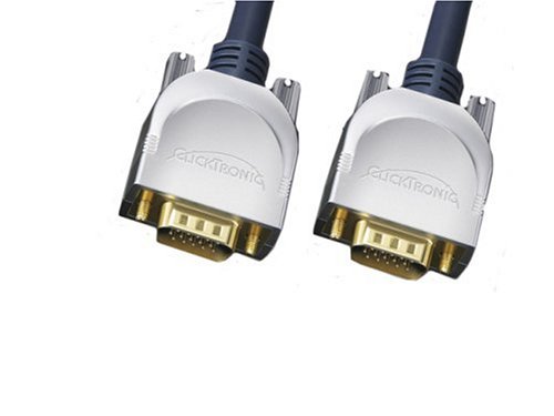 Camcorder: Clicktronic VGA Kabel 15polig 10,00m - 52155