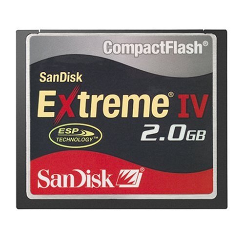 Festplatten: SanDisk CF CompactFlash 2GB EXTREME IV Highspeed Speicherkarte (Retailverpackung)