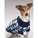 SMALL - BLUE - Classic Argyle Turtleneck Dog Sweaters