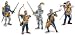 Schleich Lion Knights - set of 5