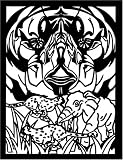 Cartoon Coloring Board: Jungle