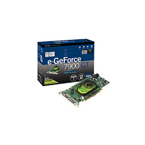 Drucker: EVGA NVIDIA Geforce 7900 GT Grafikkarte 256MB DDR3 Ram PCI-Express 16X, 2X DVI, HDTV, SLI, KO-VERSION