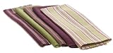 DII Basket Stripes Kitchen Towel Set of 5, Purple