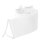 Tailored Baby Cradle Bumpers - Color White - Size 15x33
