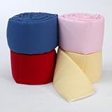 Tailored Baby Crib Bumpers - Color Pink
