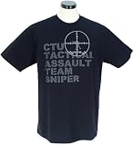 24 CTU-024 CTU CNIPER T-SHIRTS BLACK  XS