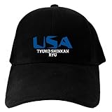 CAPS BLACK EMBROIDERY " USA TYUKO SHINKAN RYU " Medium / Large