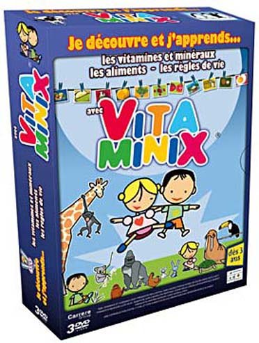 J'apprends � bien manger avec Vitaminix - Coffret 3 DVD dvd, Film dvd J'apprends � bien manger avec Vitaminix - Coffret 3 DVD