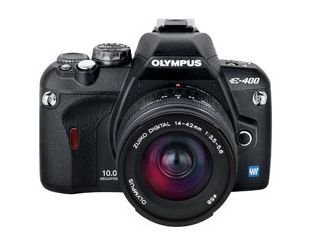 DVD Player: Olympus E-400 SLR-Digitalkamera (10 Megapixel) Double Zoom Kit inkl. Zuiko EZ-1442 14-42mm & EZ-4015-2 40-150mm