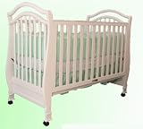 Lynette 2-in-1 Crib In White Finish By AFG Baby Furniture