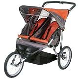 InStep Ultra Runner 2 Double Jogging Stroller (Red/Gold/Gray)
