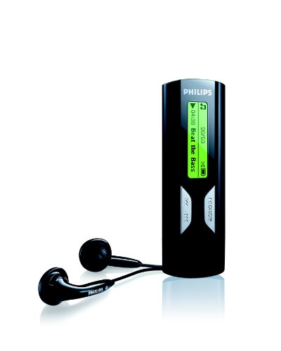 Projektoren: Philips SA 1115 / 58 Tragbarer MP3-Player 1 GB mit FM-Tuner