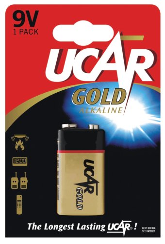 Audio und Video: Ucar 6LF22 9V Gold Alkaline E-Block