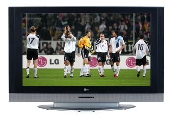 Lautsprecher: LG 42 PC 3 RA 42 Zoll / 106 cm 16:9 "HD-Ready" Plasma-Fernseher schwarz/silber