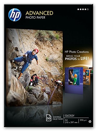 Heimkinosysteme: HP Q8698A Advanced Glossy Photo Paper 50 A4 Papier