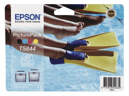 Drucker: Epson Picture Pack PM 240 inkl. 50 Blatt 10x15 T 584 T 5844