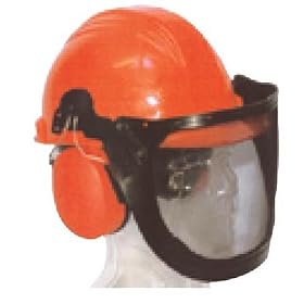 Chainsaw Safety Helmet and Face Guard W/ Muffs Chainsaw Safety Helmet and Face Guard W/ Muffs